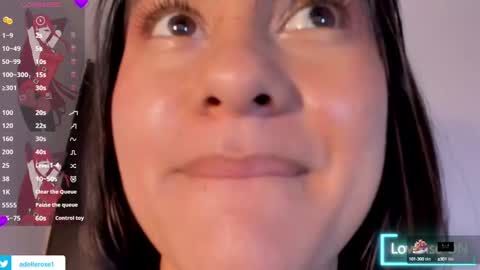 Snapshot of adelle_rose1 chatting on February 28, 11:34 pm Adelle online show from February 28, 11:34 pm
