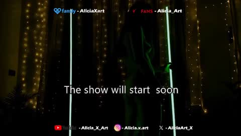 Alicia online show from June 12, 7:22 pm