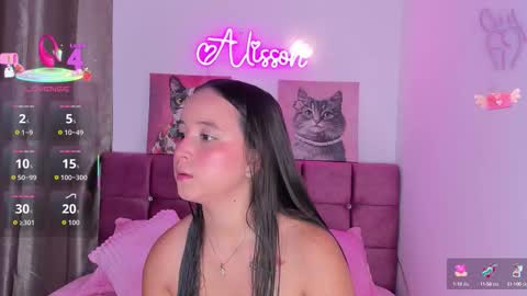 Snapshot of alissonsweet18_ chatting on September 30, 11:16 am Alisson online show from September 30, 11:16 am