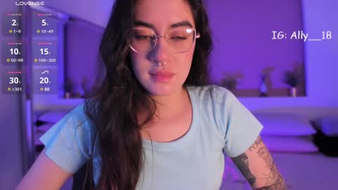 Snapshot of ally_addams chatting on December 16, 4:13 am Ally online show from December 16, 4:13 am