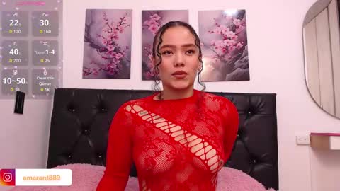 Snapshot of amaranta_f00x chatting on September 19, 12:37 pm Amaranta online show from September 19, 12:37 pm