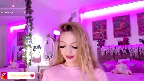 ambermilana online show from March 26, 7:10 am