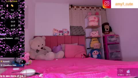 Snapshot of amy1cute chatting on December 13, 1:04 am Amy online show from December 13, 1:04 am