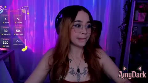 Snapshot of amydark chatting on October 9, 10:14 pm Amy online show from October 9, 10:14 pm