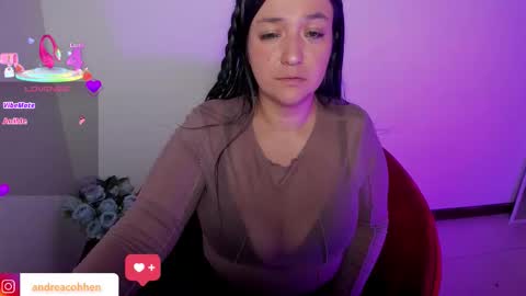 Snapshot of andreacohenz chatting on September 26, 2:31 am andrea online show from September 26, 2:31 am