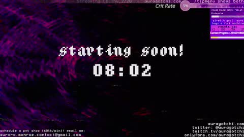 Snapshot of auragotchi chatting on February 17, 4:20 am Aurora Aura online show from February 17, 4:20 am