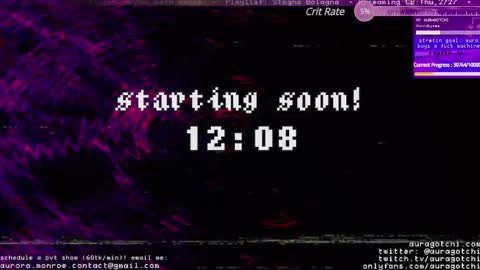 Snapshot of auragotchi chatting on February 24, 4:36 am Aurora Aura online show from February 24, 4:36 am