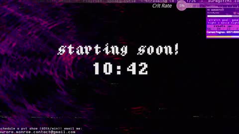 Snapshot of auragotchi chatting on January 26, 12:37 am Aurora Aura online show from January 26, 12:37 am