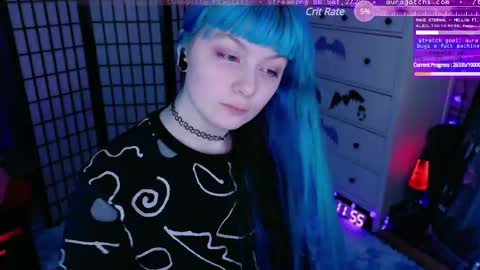 Snapshot of auragotchi chatting on February 22, 5:55 am Aurora Aura online show from February 22, 5:55 am
