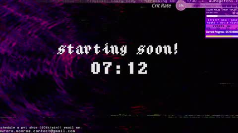 Snapshot of auragotchi chatting on January 27, 4:09 am Aurora Aura online show from January 27, 4:09 am