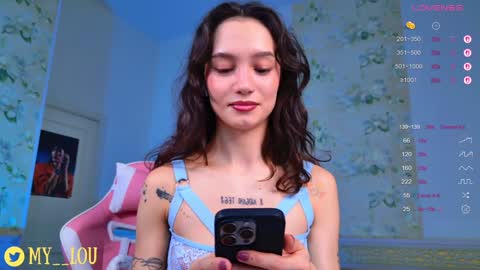 Snapshot of breeding_material chatting on October 6, 2:12 pm Ashley Dolce and Lou online show from October 6, 2:12 pm