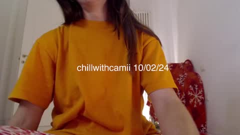 Snapshot of chillwithcamii chatting on February 10, 12:19 am yoursensualparadise online show from February 10, 12:19 am