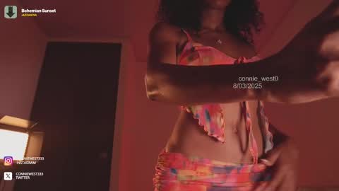 Snapshot of connie_west0 chatting on March 8, 8:57 pm   independent model online show from March 8, 8:57 pm