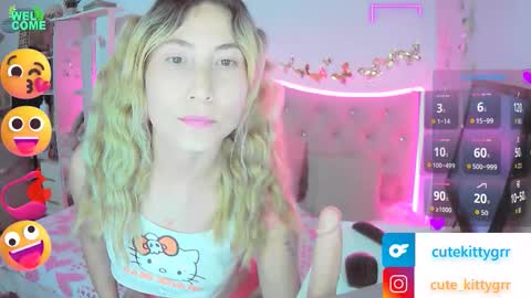 Snapshot of cuteee_kitty chatting on October 10, 12:15 am Kitty online show from October 10, 12:15 am