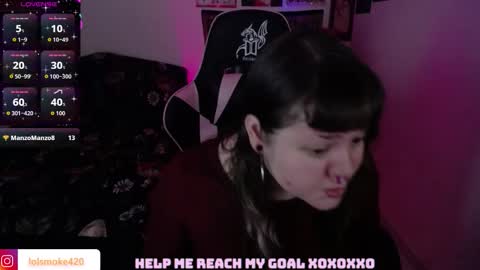 Snapshot of destroyall420 chatting on October 4, 8:09 am Lola Bdsm and fries online show from October 4, 8:09 am
