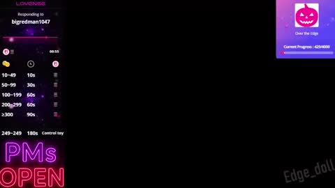 Edge Doll online show from October 30, 4:19 pm