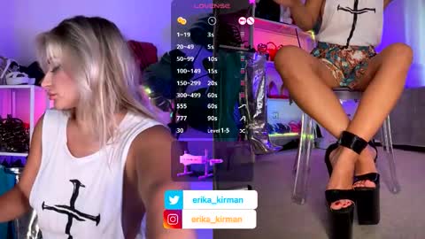 Snapshot of erika_kirman chatting on September 15, 2:25 pm Erika online show from September 15, 2:25 pm