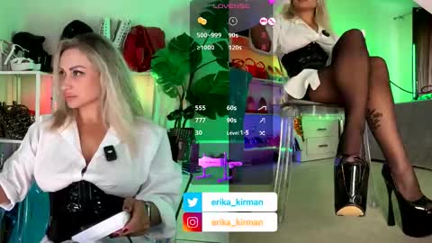 Snapshot of erika_kirman chatting on September 23, 2:48 pm Erika online show from September 23, 2:48 pm