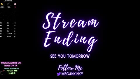 kinky Megan Draven online show from April 16, 8:08 pm