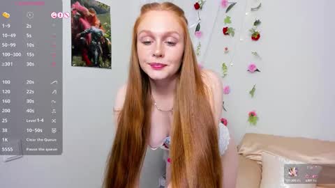 Snapshot of foxy_ginger_ chatting on October 6, 1:44 am Angelica online show from October 6, 1:44 am
