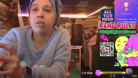 Snapshot of highnesscanna chatting on January 5, 5:09 am HiGHNESS CANNA online show from January 5, 5:09 am