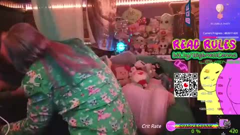 Snapshot of highnesscanna chatting on January 23, 10:54 pm HiGHNESS CANNA online show from January 23, 10:54 pm