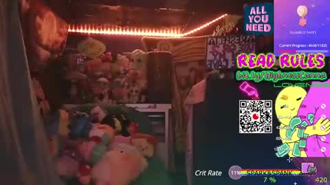 Snapshot of highnesscanna chatting on January 20, 11:21 pm HiGHNESS CANNA online show from January 20, 11:21 pm