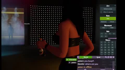 Snapshot of jstel chatting on September 27, 2:30 am EleniGr online show from September 27, 2:30 am