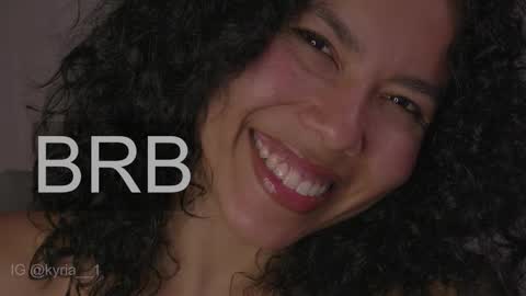 Snapshot of kyria__1 chatting on February 21, 10:15 pm schedule 300 pm - 1100pm colombia time online show from February 21, 10:15 pm