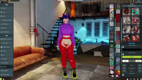 Snapshot of little_doll25 chatting on January 10, 2:57 am Succubus Blue online show from January 10, 2:57 am