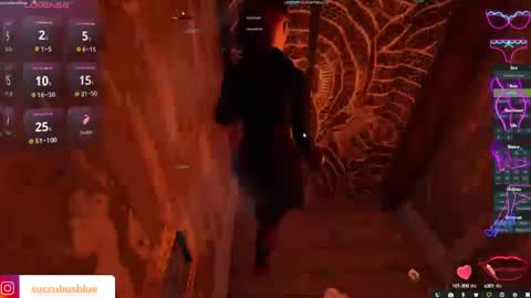 Snapshot of little_doll25 chatting on February 13, 12:32 pm Succubus Blue online show from February 13, 12:32 pm