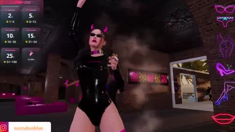 Snapshot of little_doll25 chatting on February 13, 11:37 pm Succubus Blue online show from February 13, 11:37 pm