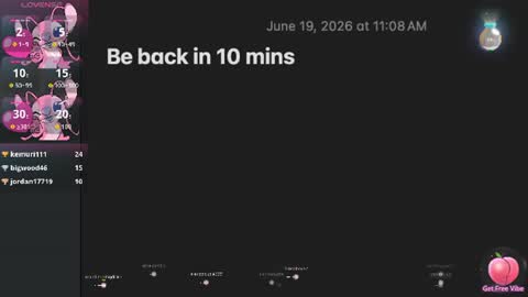 lunaloopzz online show from June 19, 3:15 pm
