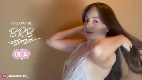 Snapshot of manuela_miiller chatting on September 24, 8:41 pm Manuela Miller online show from September 24, 8:41 pm