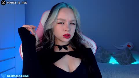 Snapshot of marceline_red chatting on January 25, 4:09 pm Lady Marceline online show from January 25, 4:09 pm