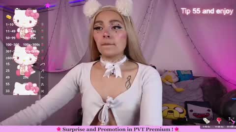 Snapshot of marcy_neko chatting on March 12, 12:36 pm Marceline online show from March 12, 12:36 pm