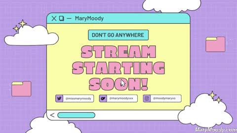 Mary Moody online show from February 16, 9:59 pm
