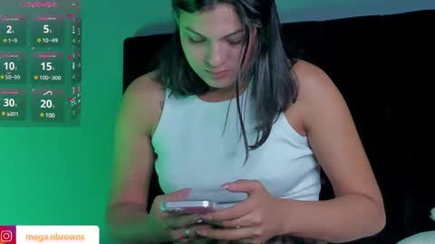 Snapshot of megan_browns1 chatting on March 8, 1:01 pm Megan online show from March 8, 1:01 pm