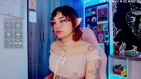 Snapshot of mel_dahlia chatting on December 18, 4:28 pm Melissa - - Please help me to reach 100 thumbs up online show from December 18, 4:28 pm