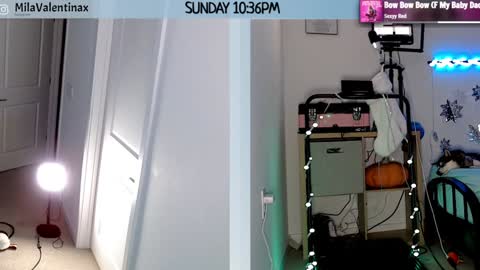 Snapshot of milavalentinax chatting on December 30, 3:36 am Mila Valentina online show from December 30, 3:36 am