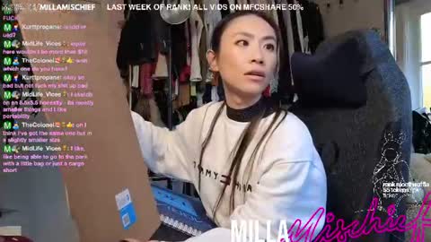 Milla Mischief online show from June 27, 4:35 am