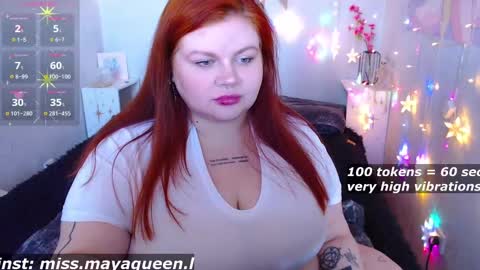 Snapshot of missmayaqueen chatting on March 9, 10:19 am Maya online show from March 9, 10:19 am