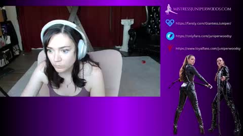 Mistress June online show from March 5, 7:31 pm