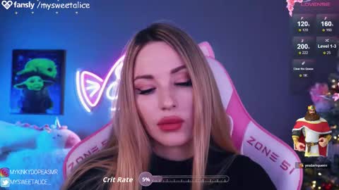 mysweetalice online show from January 31, 7:45 pm