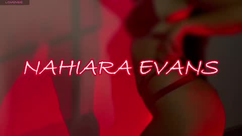 NAHIARA EVANS online show from April 26, 4:05 pm