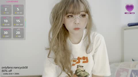 Snapshot of neko_nancy08 chatting on October 19, 12:01 am Nancy no baby bb....or other name online show from October 19, 12:01 am