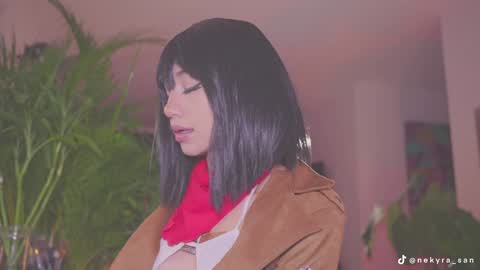 Snapshot of nekyra_san chatting on December 14, 12:22 am Mely Birthday party saturday night BYO online show from December 14, 12:22 am