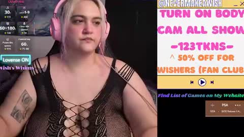 Wishs Playground online show from July 28, 2:13 pm