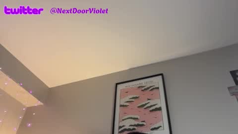 Snapshot of nextdoorviolett chatting on October 23, 8:59 pm Violet online show from October 23, 8:59 pm