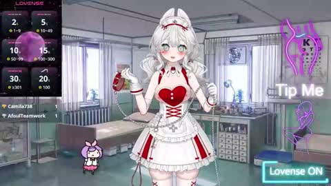 Snapshot of nyxie_chan chatting on October 13, 3:31 am Nyxie online show from October 13, 3:31 am